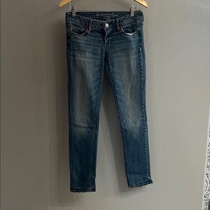 American Eagle Outfitters Dark Blue Skinny Jeans